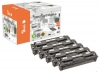 111856 - Peach Spar Pack Plus Tonermodule kompatibel zu No. 304A, CC530A*2, CC531A, CC532A, CC533A HP